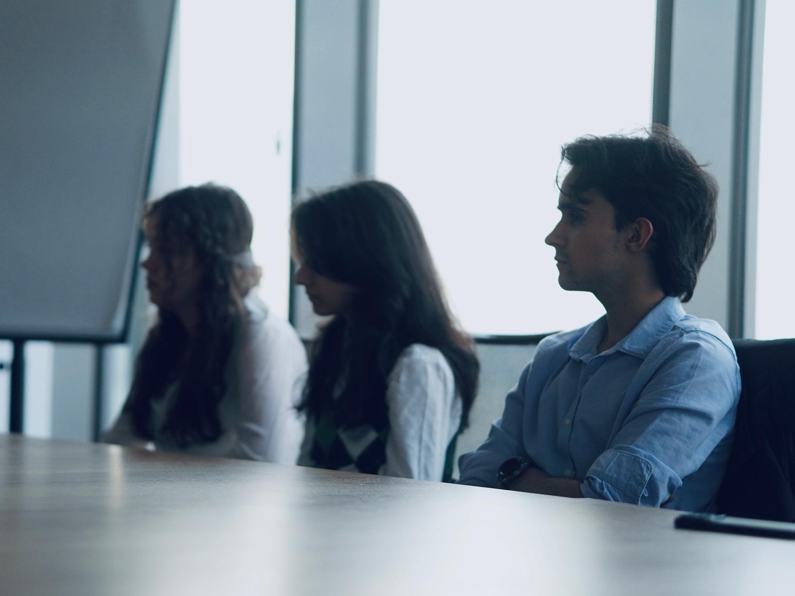 Students taking part in a LeadUP session